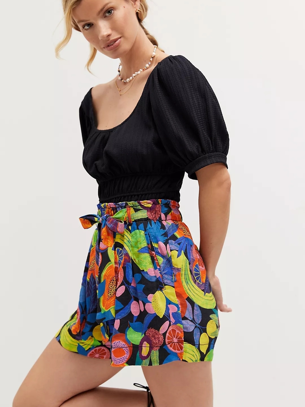 Orane Sigal Fruit Medley Shorts
